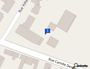 Carte Mericourt Automobiles