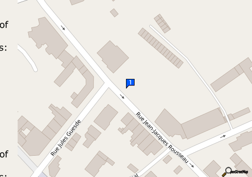 Carte Mericourt Auto