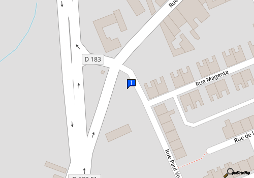 Carte Bethune Lavage