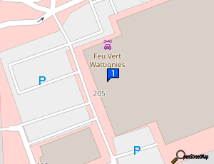 Carte Wattignies Automobiles