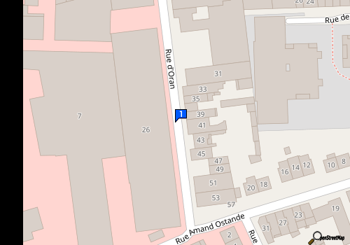 Carte Fast Lille