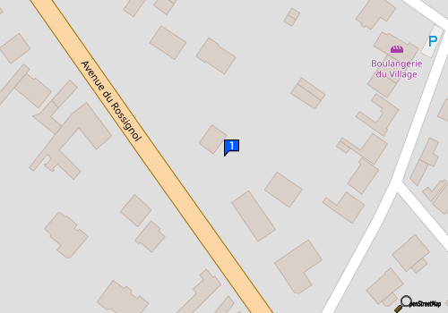 Carte Garage Du Rossignol