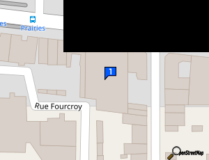 Carte Calais Auto Pneus